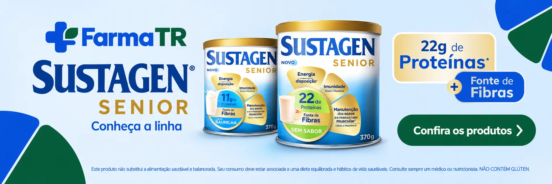 FarmaTR — Sustagen Senior: conheça a linha